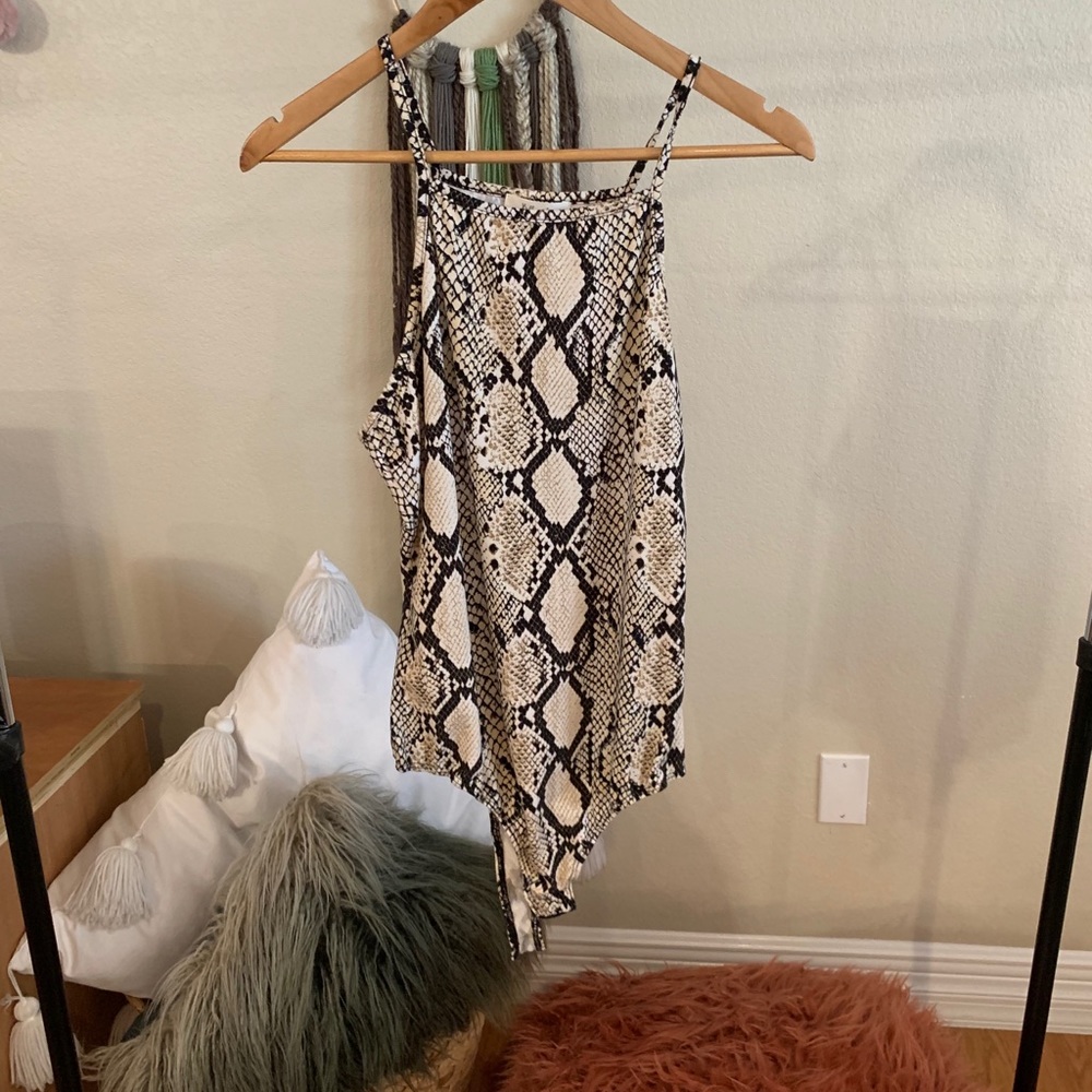 Snakeskin bodysuit